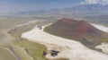 Meke Crater Lake in Konya - Turkey. Aerial View Royalty Free Stock Photo