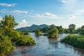 Mekhong River and Many Island at Don Khone