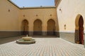 Meknes, Courtyard of the mausoleum of Moulay Ismail