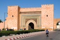 Meknes old city gate with traditional architecture - Morocco