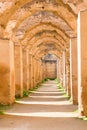 Meknes old city granary walls in Morocco. Royalty Free Stock Photo
