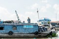 Mekong floating market Royalty Free Stock Photo