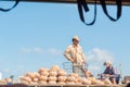 Mekong floating market Royalty Free Stock Photo