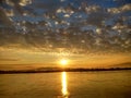 Mekong River at ChiangSan Chaing Rai Thailand Royalty Free Stock Photo