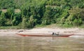 Mekong River Cruise in Laos. Royalty Free Stock Photo