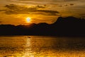 Mekong River Sunset Moment in Laos