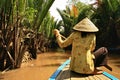 Mekong river,Vietnam. Royalty Free Stock Photo