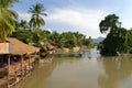 Mekong river view Royalty Free Stock Photo