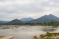 Mekong River view take from Chiang Khan Royalty Free Stock Photo