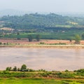 Mekong River view Royalty Free Stock Photo