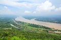 Mekong River view from Wat Pha Tak Sue Temple