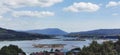 Mekong river in winter at Khong Chiam, Ubonratchathani, Thailand