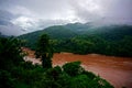 Slow boat cruise at Mekong river, Laos