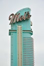 Mel\'s drive in diner sign at Universal Studios Japan in Osaka, Japan