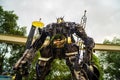 Art From Scrap Metal, a robot replica standing tall in outdoor