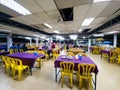 Scene at the Malay restaurant at night