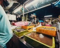 Seafood restaurant selling cook to order dishes operating at night