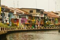 Melaka, Melacca riverside in Malaysia. Royalty Free Stock Photo