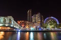 Melaka river in the night