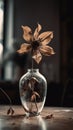 Melancholic Bloom: Fleeting Beauty. Generative AI
