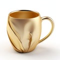 Melancholic Symbolism: The Golden Mug With Distorted Form