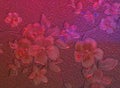 Melange of pink,rose,lilac colors on the wallpaper