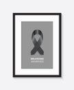 Melanoma awareness frame