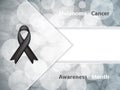 Melanoma cancer symbol