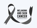 Melanoma and Skin Cancer Awareness Month. Vector illustration on white