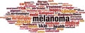 Melanoma word cloud