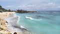 Melasti beach in bali countri indonesia beatifulll Royalty Free Stock Photo