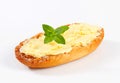 Melba toast with butter Royalty Free Stock Photo