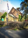 Brick house of the legendary captain James Cooks Royalty Free Stock Photo