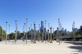 Federation Bells near Melbourne Cricket Ground. Royalty Free Stock Photo