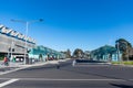 Bus interchange at the Monash University Clayton campus in Melbourne. Royalty Free Stock Photo