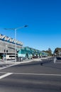 Bus interchange at the Monash University Clayton campus in Melbourne. Royalty Free Stock Photo