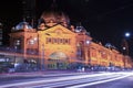 Melbourne, Australia - August 17, 2016: Flinders street railway Royalty Free Stock Photo