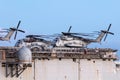 Sikorsky CH-53 heavy lift transport helicopters from the United States Marine Corps Royalty Free Stock Photo