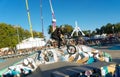 Melbourne, Australia - Competition cycling at the annual Moomba festival