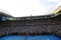 Rod Laver arena during 2019 Australian Open match at Australian tennis center in Melbourne Park Royalty Free Stock Photo