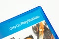Melbourne, Australia - January 13th 2019: Close-up of `Only On PlayStation` Printed on a PlayStation 4 Game Case