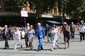 Victorian brunch Order of Australia members marching during 2019 Australia Day Parade in Melbourne