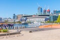 MELBOURNE, AUSTRALIA, JANUARY 1, 2020: View of Marvel stadium in Melbourne, Australia Royalty Free Stock Photo