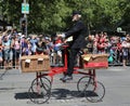 Vintage Cycle Club of Victoria members participate at the 2019 Australia Day Parade in Melbourne