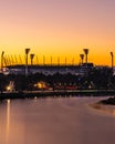 MELBOURNE, AUSTRALIA - 14 July 2018: Melbourne Cricket Ground a Royalty Free Stock Photo