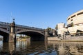 View of the iconic Princes Bridge St Kilda Road and Hammer Hall Arts Centre Royalty Free Stock Photo