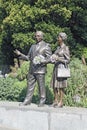 MELBOURNE - AUSTRALIA : Parliament Gardens - Statue of Aboriginal Community leaders