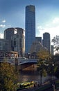 Melbourne Australia, a view across the Yarra River