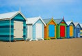 Melbourne beach houses Royalty Free Stock Photo