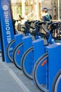 Melbourne Bike Share Royalty Free Stock Photo